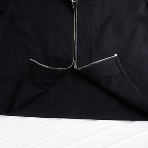 Áo sơ mi nam vải canvas ngắn tay có cổ, khóa kéo, size XL, thoáng khí, bền vững, phong cách thường ngày, thích hợp cho mùa thu - Product Image 5