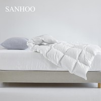 SANHOO Hotel housse de couette ensemble d'insertion de couette 100% coton literie intérieure