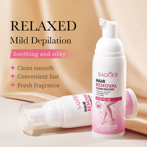 Mousse <span class=keywords><strong>d</strong></span>épilatoire naturelle et biologique 100 ml, sans douleur, pour une épilation rapide et facile des poils indésirables chez la femme, convient à tous les types de peau. - Product Image 6