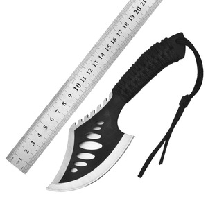 Camping Hachette Outils Tactique Survie Pick Ice Battle Camping <span class=keywords><strong>Hache</strong></span> <span class=keywords><strong>Hache</strong></span> avec Corde en Nylon Paracord Cordon Poignée Tomahawk - Product Image 2