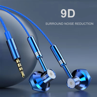 3.5mm filaire sport écouteurs Microphone basse lourde IPX-5 étanche confortable port téléphone écouteurs jeu casque musique