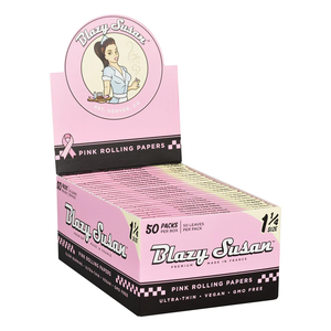 Blazy Premium Ultra-thin Paper Lighters Classic Dry Pink <b>Rolling</b> Papers 110MM/78MM Cone Shape for Grateful Dead - Product Image 3