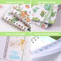 Carnet de planification quotidienne A5 exécutif 2025 à spirale avec couverture florale, agenda hebdomadaire et mensuel, personnalisable, haute qualité, vente en gros