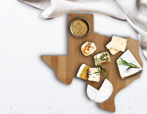 Texas State Shape Bamboo Cutting Board Natural <b>Wood</b> Chopping Board For Home Kitchen BBQ Party Gift For Chef And Texan Lovers - Product Image 5