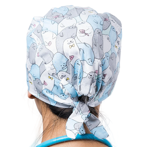 Comfortable Hot Selling Nurse Doctor Use Breathable Quick Dry Custom Logo <b>Scrub</b> <b>Cap</b> In Different Sizes - Product Image 2
