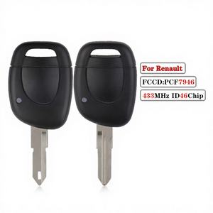 <span class=keywords><strong>Clé</strong></span> de voiture télécommande pour Master Clio II 2 Twingo <span class=keywords><strong>Kangoo</strong></span> Symbol Scenic, puce ID46 PCF7946, 433Mhz, sans logo, lame non coupée VAC102 NE73, <span class=keywords><strong>1</strong></span> pièce - Product Image 3