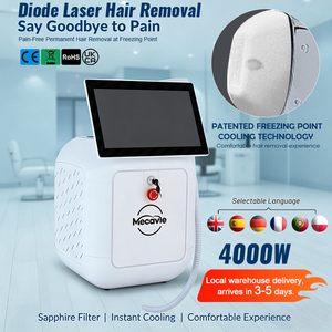 เครื่องกำจัดขนด้วยเลเซอร์ไดโอด ส่งตรงจากคลังสินค้าต่างประเทศ สำหรับบริเวณบิกินี่ ฮอลลีวูด รับประกัน 2 ปี สำหรับร้านเสริมสวยและใช้ในบ้าน - Product Image 4