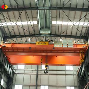 Pelanggan baru Bonus jembatan Double Girder <span class=keywords><strong>Crane</strong></span> <span class=keywords><strong>100ton</strong></span> 150ton 250 Ton 450 Ton <span class=keywords><strong>Overhead</strong></span> Travel <span class=keywords><strong>Crane</strong></span> dengan troli Hoist