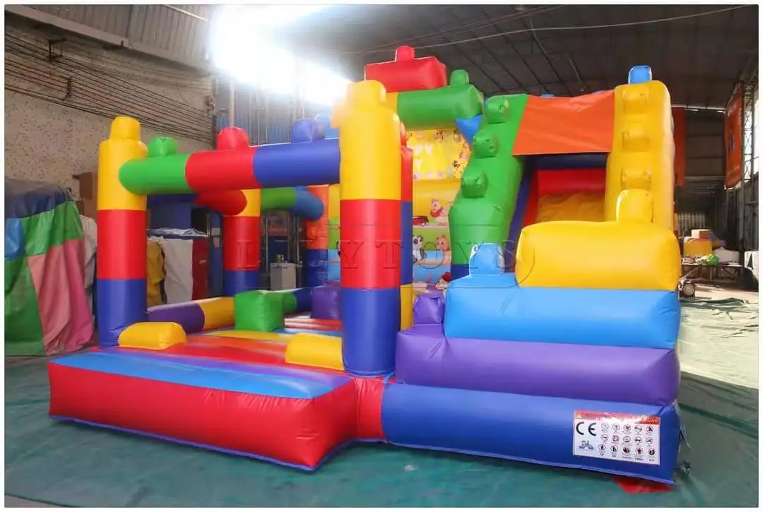 Lilytoys New Design Kommerzielle aufblasbare Hüpfburg Combo Kids Jumping Castle Aufblasbare Hüpfburg mit kleiner Rutsche