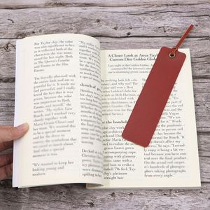 Stocked Cheap Custom Engraved Mark Retro Book Lover <b>Gift</b> Pu Leather Page Markers for Reading Lovers - Product Image 4