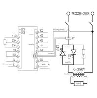 Carte de commande de déclencheur de silicium contrôlable tension constante Thyristor à courant constant transformateur de four électrique inductif