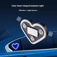 Lumière d'ambiance LED en forme de cœur pour fenêtre triangulaire de voiture, ajustement universel JYGD, modification intérieure, alimentation USB 5V