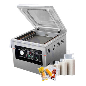 เครื่องซีลสูญญากาศไฟฟ้าแบบห้องเดียวสำหรับเนื้อสัตว์ ข้าว ปลา และอาหารอื่นๆ สำหรับร้านอาหาร - Product Image 1