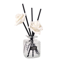 Diffuseur de parfum d'ambiance 50 ml personnalisé à longue durée d'action avec huiles essentielles, désodorisant et assainisseur d'air pour salle de bain, chambre et toilettes