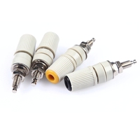 Haute Qualité M5 Type Nickelé 4mm Femelle Banane Jack Socket Test 24A Haut-Parleur Terminal 5 Couleur Laiton Reliure Post