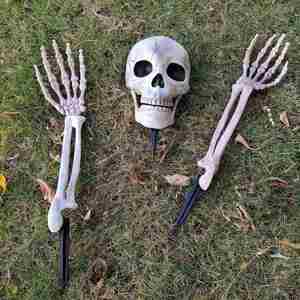 Decoraciones de Plástico para Jardín, Cuerpo Humano Animado Espeluznante, Mr. Bones, Decoración de Fantasma, Esqueleto de Halloween - Product Image 2