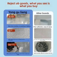 Peinture liquide autolissante époxy à effet sable coloré pour sols, revêtement fluide effet marbre brillant pour sols en ciment à base de solvant