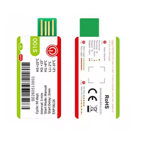 OEM ODM Potmagic S100 Enregistreur de température USB à usage unique pour la logistique de la chaîne du froid, personnalisé, capacité de 90 cycles/jours