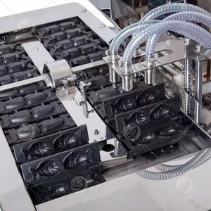 Macchina per la formatura della torta di fagioli rossi di noce di crema pasticcera a forma di pesce sudcoreano di alta qualità mini manjoo Taiyaki Waffle Delimanjoo - Product Image 6