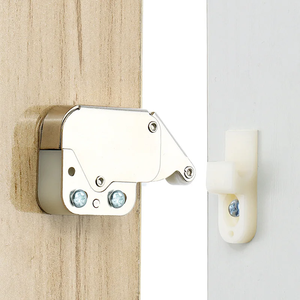 Mini pestillo de hierro táctil con resorte de apertura por presión para puertas sin tiradores de gabinetes, herrajes para muebles, diseño tradicional - Product Image 5