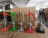 Handmatige Slowjuicer Roestvrijstalen Vers Fruit Juicer Pers Voor Verse Sinaasappel Voor Keuken Auto Rv Hotel Buiten Gebruik