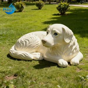 Sculptures d'animaux réalistes de haute qualité, fabriquées à la main, modèles de chiens en résine, statues d'animaux 3D pour la décoration de la maison et des parcs - Product Image 1