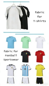 ホットセール中！100%ポリエステル生地 175cm幅 190gsm 通気性・速乾性・UVカット サッカーユニフォーム、Tシャツ、スポーツウェア、サイクリングウェアに最適 - Product Image 6