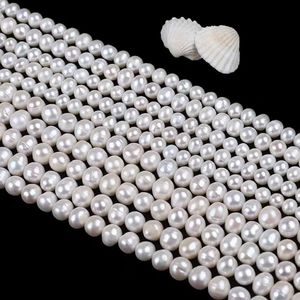 שרשרת פנינים בארוק טבעיות - צורות ייחודיות ולא סדירות |   סיטונאות ישירות מהמפעל - Product Image 1