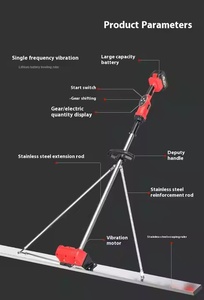 OEM 1.0m Vibrador de Hormigón de Litio, Regla Vibratoria para Nivelación y Acabado, Maquinaria de Construcción - Product Image 2