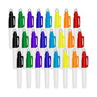 Marqueur permanent miniature à pointe fine en plastique, encre rouge, noir et jaune, personnalisable avec logo, en gros, pas cher