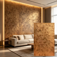 Panneau mural artistique flexible et pliable, feuille composite souple, ignifuge et imperméable pour la décoration intérieure et extérieure des murs courbes