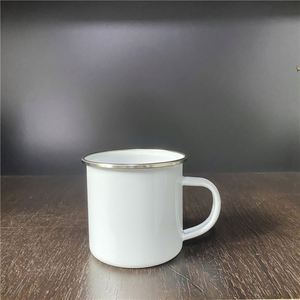Mug à café 11 oz en émail, en grès, avec poignée, pour sublimation et impression par transfert thermique - Product Image 4
