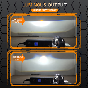 เลนส์โปรเจกเตอร์ LED 3.0นิ้ว EK01พร้อมไฟเลเซอร์สามถ้วยเลนส์โปรเจคเตอร์ LED พลังสูง108W ไฟตัดหมอกสำหรับรถยนต์ - Product Image 6