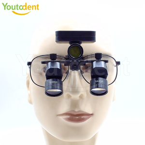 Mondverzorgingshulpmiddel 4X tot 6X verstelbare ergonomische loepen met 2 batterijen Draadloze koplamp voor chirurgische benodigdheden en groothandel - Product Image 4