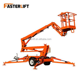 Fasterlift Factory Price 20m Telescoping Reboque Manlift Levantador Portátil com 300kg Capacidade de Carga New Cherry Picker Lift - Product Image 6