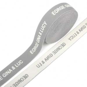 Logo Band for Men's Underwear Boxer Shorts Waistband Custom Private Label <b>Elastic</b> Jacquard Customized Bag Strap <b>Elastic</b> Webbing - Product Image 1