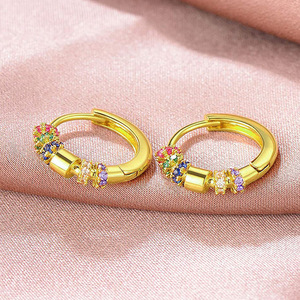 Orecchini a Clip Colorati per Donne, Gioielli per Orecchie alla Moda e Trendy - Product Image 3