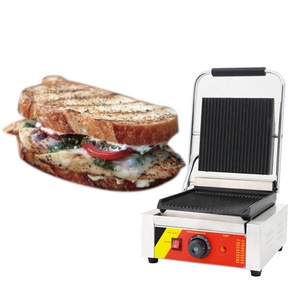 Regolabile 50-300 Termostato 1800W Elettrico Commerciale <span class=keywords><strong>Panini</strong></span> Premere Griglia Panino - Product Image 1