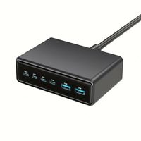 Universele compatibiliteit CE FCC RoHS 200W GaN 6-poorts USB-C PD-lader 100W/20W PD-laptop- en telefoonlader voor tablets, telefoons etc.