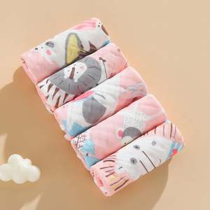Paños de Muselina Ligeros de Alta Calidad de 6 Capas para Recién Nacidos, 30*30cm, Toalla de Baño para Bebé con Dibujos Animados - Product Image 4