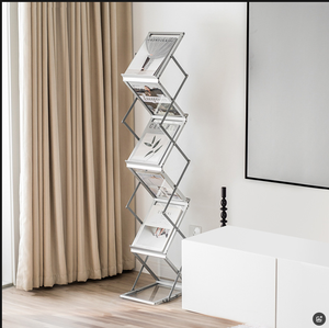 Nhà Máy Bán buôn A4 Danh mục Kệ di động Tạp Chí giá xách tay Brochure đứng - Product Image 5