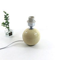HoneyFly E27 Base de lampe en céramique 250V 2A diamètre 12cm prise d'ambiance marche-arrêt Vintage rétro nostalgie Base de lampe de Table