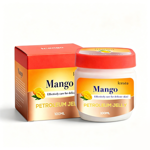 Gelée de pétrole à la mangue Icesea 100ML, hydratation longue durée, douce, sans danger pour les bébés, réparation des peaux sèches, soin corporel, vente en gros OEM - Product Image 6
