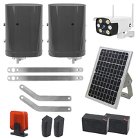 Moteur de portail automatique à double bras à ouverture automatique de type solaire bi-pliant 500 kg Sgc01 Wi-Fi