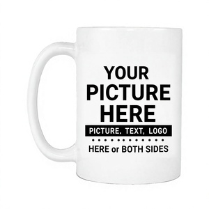 Mug en céramique personnalisé avec logo et photo, sublimation, compatible micro-ondes et lave-vaisselle, emballage cadeau pour cadeaux d'affaires, usage domestique ou bureau - Product Image 1