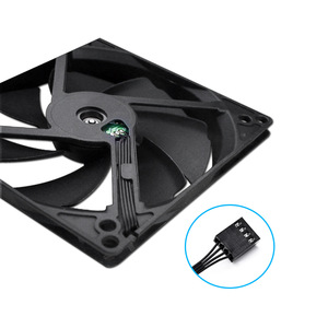 Huierde Ice Soul F10025 90X90X25MM Dual Ball Bearing Chassis <b>Fan</b> High Airflow Desktop <b>Computer</b> Cooling - Product Image 3