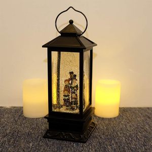 Lampe en cristal Père Noël, lampe à vent de Noël pour décorations et cadeaux de fêtes - Product Image 3