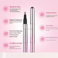 Ensemble de stylos à gel magnétique multicolores pour ongles effet œil de chat, gel UV à retirer par trempage, pour salon et usage domestique
