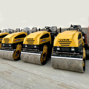 Máy lu rung hai trống, động cơ Kubota 3 tấn, thủy lực hoàn toàn, dùng cho đường nhựa và đất rung - Product Image 1