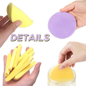 Best-seller Éponge démaquillante en cellulose compressée Forme ronde Éponges lavables et tampons à récurer - Product Image 5